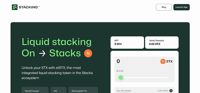 StackingDAO - liquidity for stacked tokens on Stacks https://www.stackingdao.com/